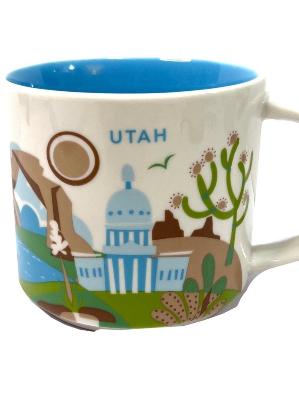 STARBUCKS #DISCONTINUED# "You Are Here" UTAH Mug  (14 oz)